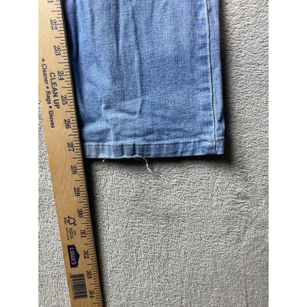 J. Jill Light Wash Straight Leg Stretch Denim Jeans Women's Size 2P Petite - Picture 3 of 5